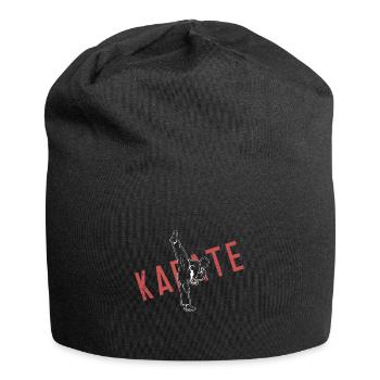 karaté - Bonnet en jersey - noir - Devant