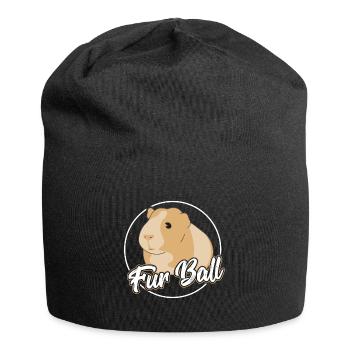 Rongeur cadeau animal de compagnie de cochon d'Inde - Bonnet en jersey - noir - Devant