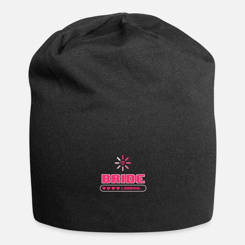 Bride Loading 90s Style - Jersey-Beanie - Schwarz