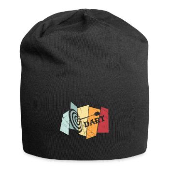 Fléchettes Rétro Joueurs Cadeau Fléchettes Fléchettes Fléchettes - Bonnet en jersey - noir - Devant