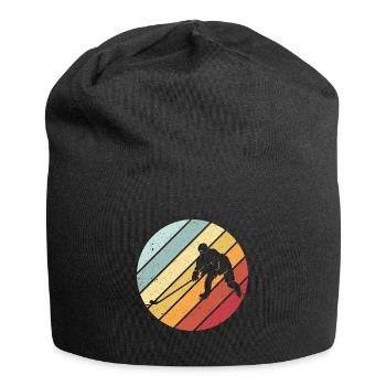 Eishockey retro vintage - Jersey-Beanie - Schwarz - Vorne