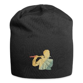 Flute retro - Jersey Beanie - black - Front