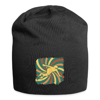 Speed skating retro - Jersey Beanie - black - Front