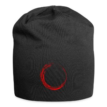 Kreis Design Style Neu Rot - Jersey-Beanie - Schwarz - Vorne