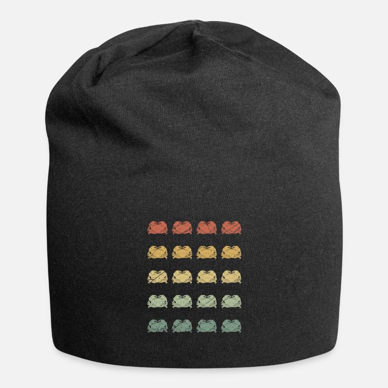 Krabbe - Jersey-Beanie - Schwarz
