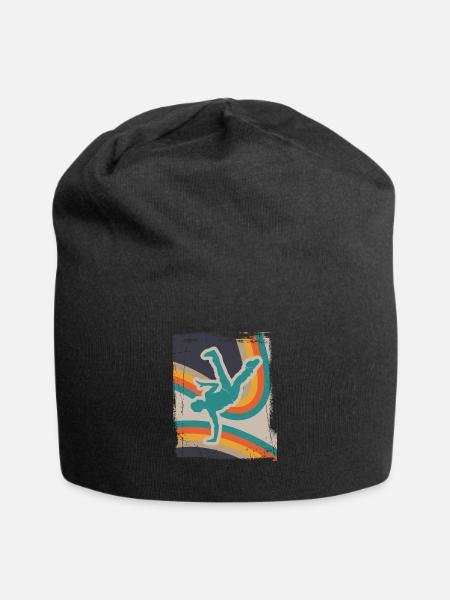 Breakdance - Bonnet en jersey - noir