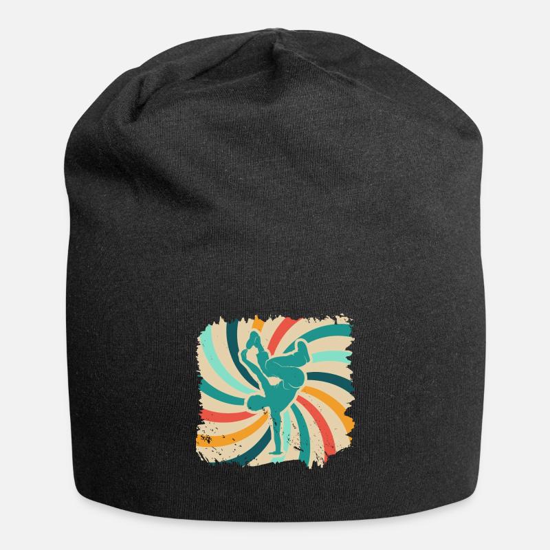 Breakdance - Jersey-Beanie - Schwarz