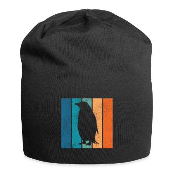 Penguin Penguins Animal Ice South Pole Retro Gift - Jersey Beanie - black - Front
