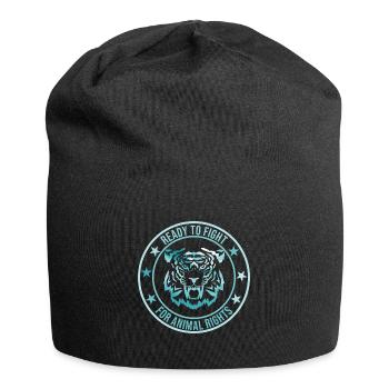 ANIMAL RESCUE ANIMAL AID - Jersey Beanie - black - Front