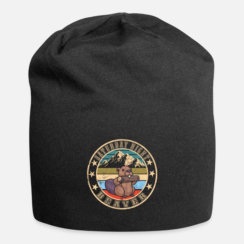 Biber Nutria - Jersey-Beanie - Schwarz