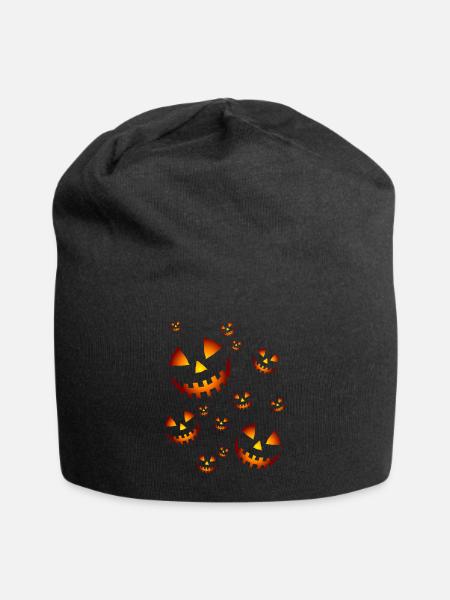Les citrouilles lumineuses - Bonnet en jersey - noir