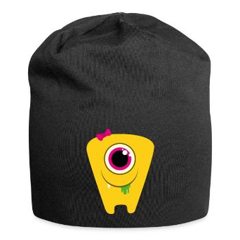 Monster / Alien Baby - Jersey Beanie - black - Front