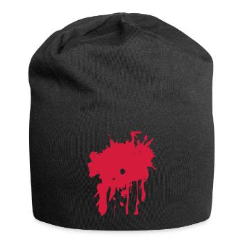 tache de sang pour tablier - Bonnet en jersey - noir - Devant