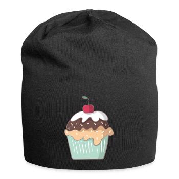 Cupcake - Bonnet en jersey - noir - Devant