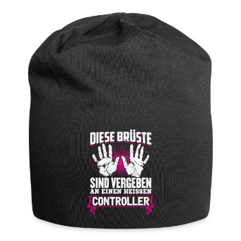 CONTROLLER - Brüste - Jersey-Beanie - Schwarz - Vorne
