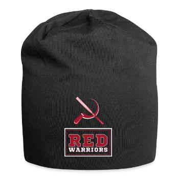 Red Warriors Logo2 - Bonnet en jersey - noir - Devant