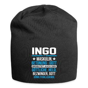 INGO - Titan - Jersey-Beanie - Schwarz - Vorne