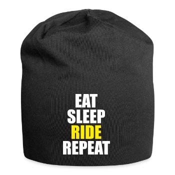Moto Cross - Jersey-Beanie - Schwarz - Vorne