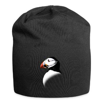 Atlantic Puffin - Jersey Beanie - black - Front