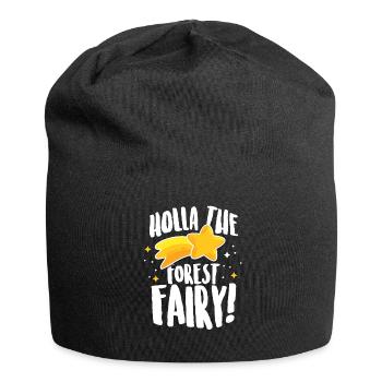 Lustiger Denglisch Spruch Denglisch Sprüche - Jersey-Beanie - Schwarz - Vorne
