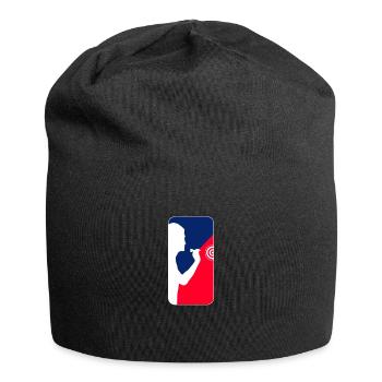 Darts blue red white streetwear - Jersey Beanie - black - Front