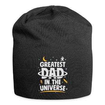 Cadeau de fête des pères - Le plus grand père de l'univers - Bonnet en jersey - noir - Devant