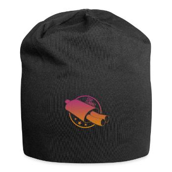 Auto Tuning Auspuff retro Geschenkidee - Jersey-Beanie - Schwarz - Vorne