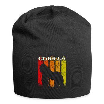 Gorilla - Jersey-Beanie - Schwarz - Vorne