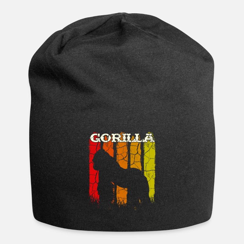 gorille - Bonnet en jersey - noir