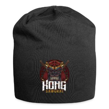 Samurai Kong Gorilla - Jersey-Beanie - Schwarz - Vorne