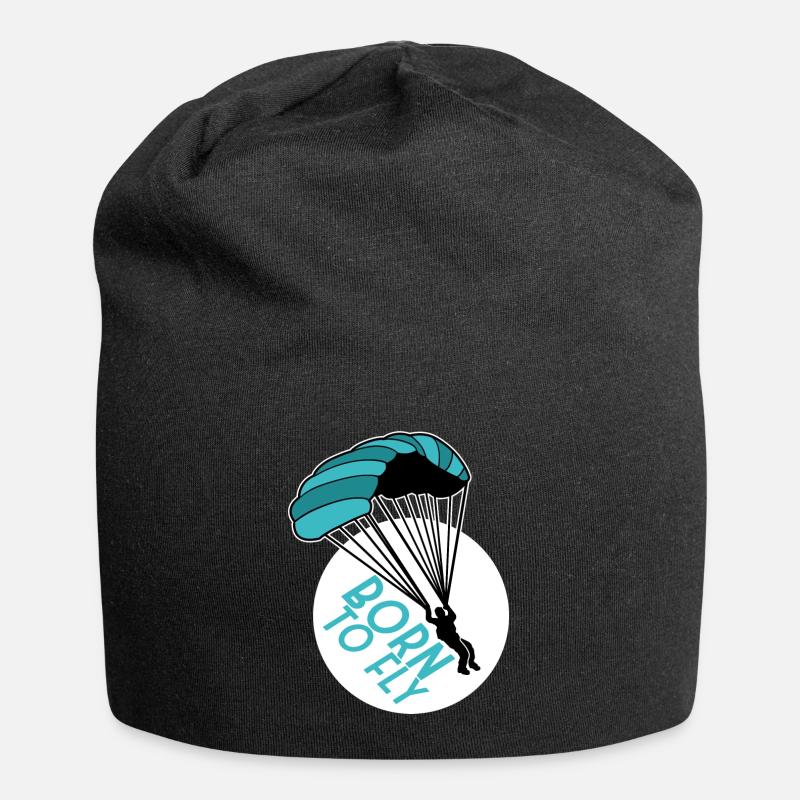 parapente - Bonnet en jersey - noir