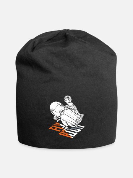 Skating - Jersey-Beanie - Schwarz