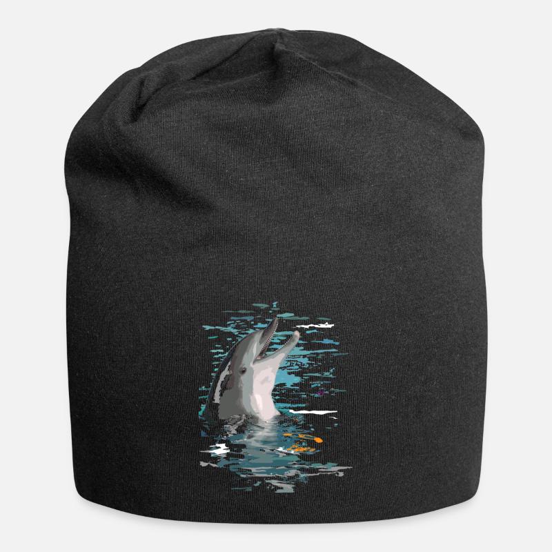dauphin - Bonnet en jersey - noir