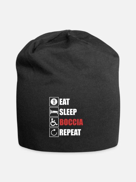 Boccia - Jersey-Beanie - Schwarz