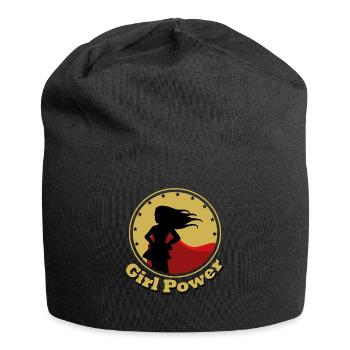 Girl Power - Jersey Beanie - black - Front