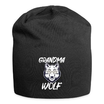 Cadeau de lunettes de grand-loup blanc Direwolf - Bonnet en jersey - noir - Devant