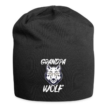 Cadeau Papy Wolf White Direwolf Glasses - Bonnet en jersey - noir - Devant