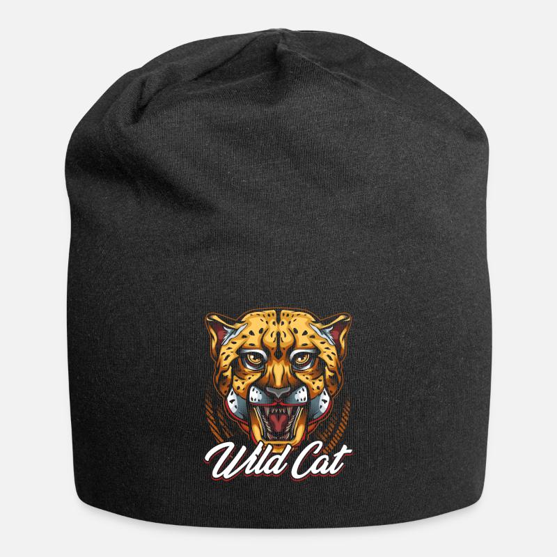 Gepard - Jersey-Beanie - Schwarz