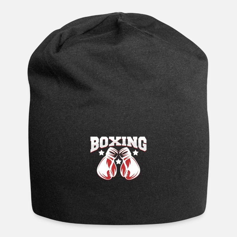 Boxhandschuhe - Jersey-Beanie - Schwarz