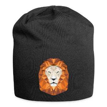 Lion's Head. Head of a lion - Jersey Beanie - black - Front