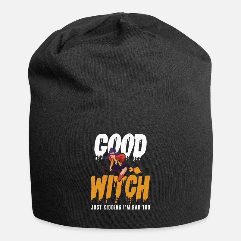 Good Witch - Jersey-Beanie - Schwarz