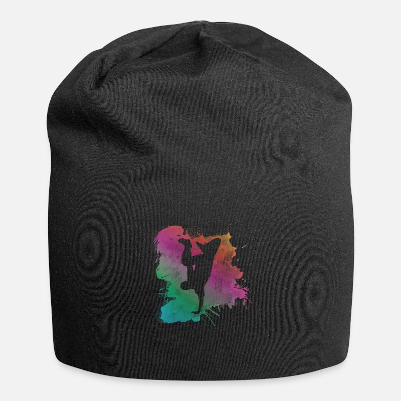 Breakdance Hip Hop - Jersey-Beanie - Schwarz