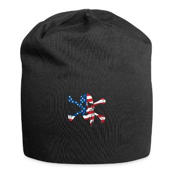 Pavillon pirate - Bonnet en jersey - noir - Devant