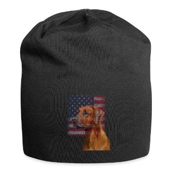 Rhodesian Ridgeback - Bonnet en jersey - noir - Devant