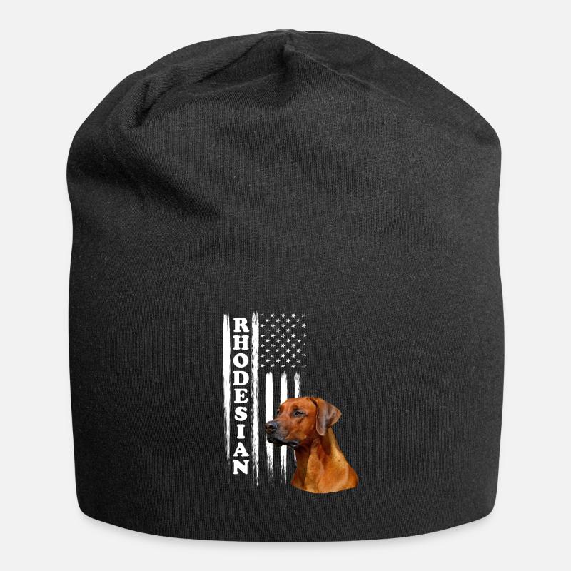 Rhodesian Ridgeback - Jersey-Beanie - Schwarz