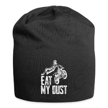 Eat My Dust Motocross Motorcycle Dirt Bike Gift - Jersey Beanie - black - Front