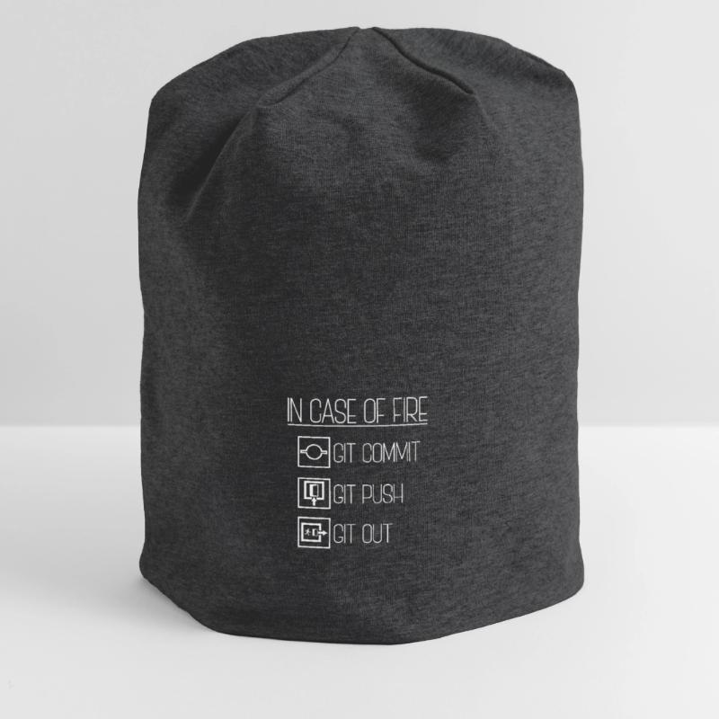 En cas d'incendie Git Commit Coding Programmer Linux Bonnet en jersey