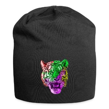 Droits des animaux tigres - Bonnet en jersey - noir - Devant