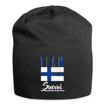 Équipe de la Finlande T-Shirt Cadeau Home Sport - Bonnet en jersey - noir - Devant