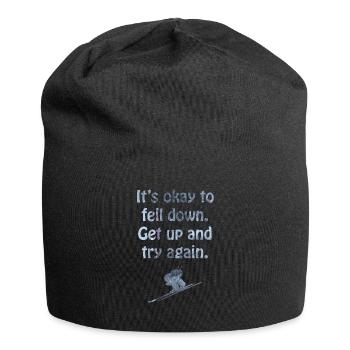 Ski - Jersey-Beanie - Schwarz - Vorne